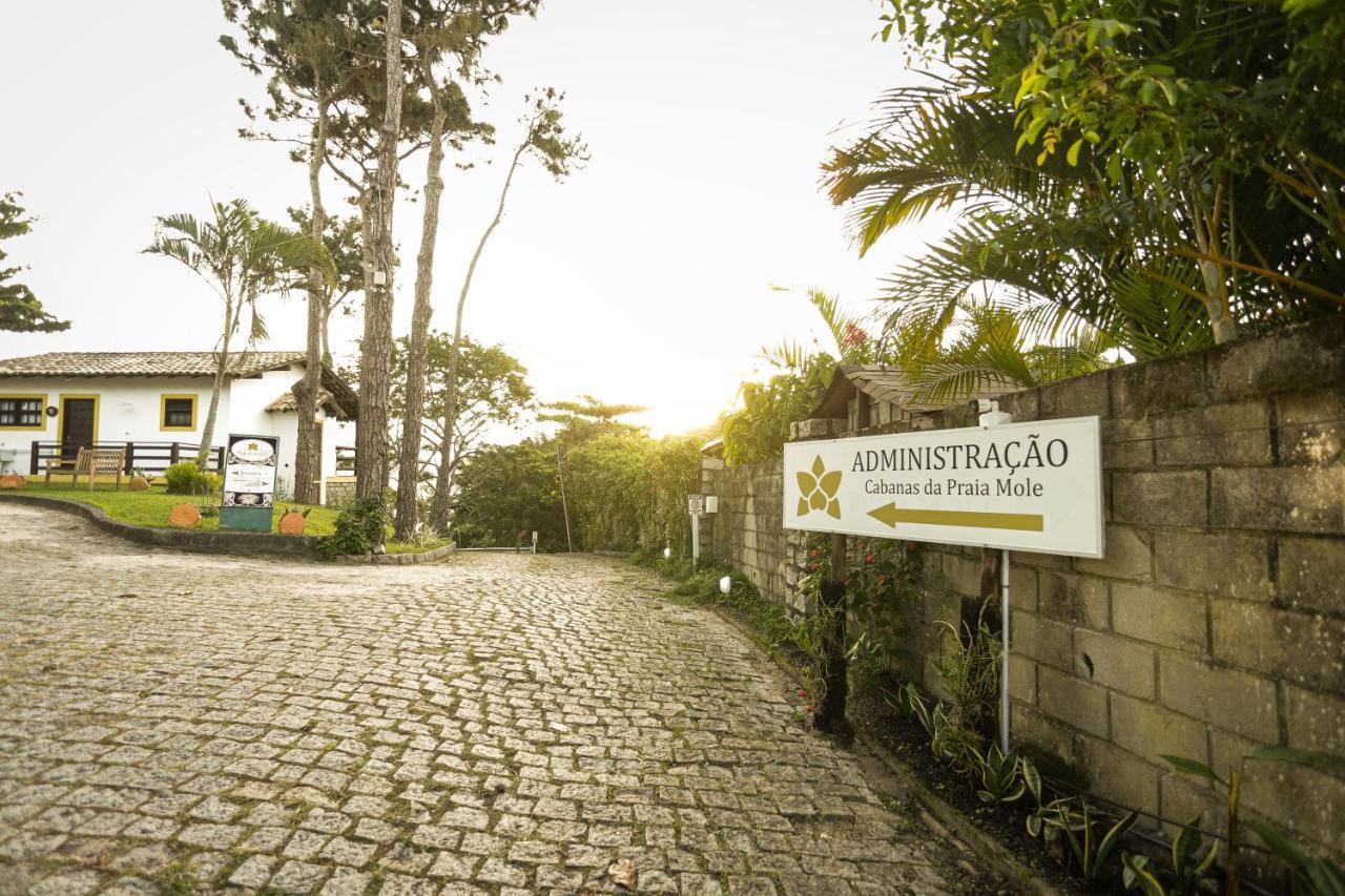 Pousada Cabanas Da Praia Mole Florianópolis Exteriör bild