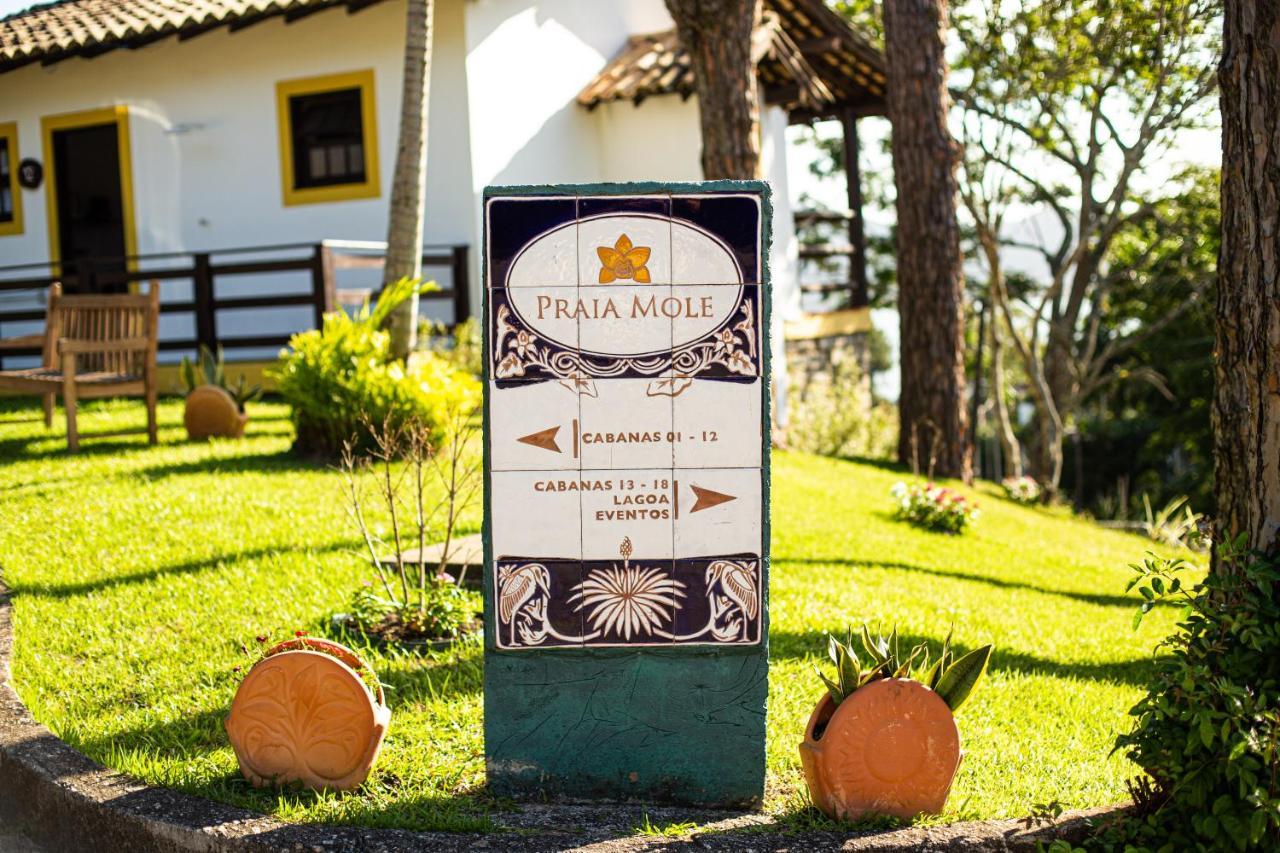 Pousada Cabanas Da Praia Mole Florianópolis Exteriör bild